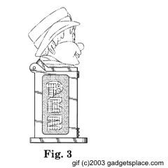 PEZ Patent Drawings from the CD-ROM