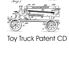 Toy Truck and Crane Patent Drawings from the CD-ROM